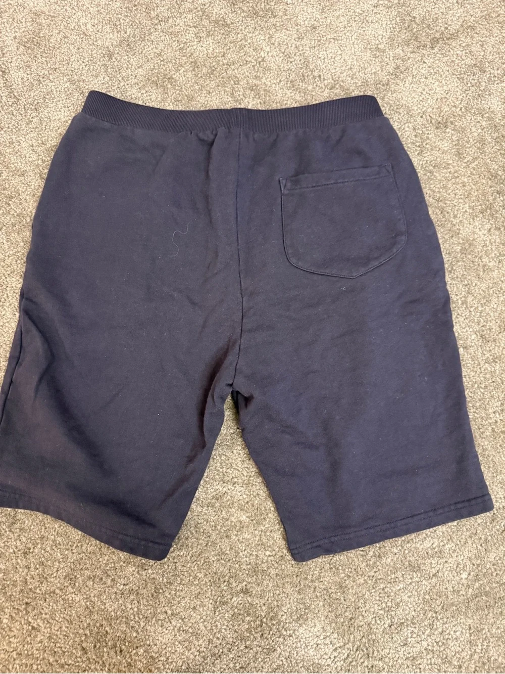 The North Face Men's Navy Athletic Logo Shorts